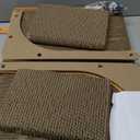 2 Pack Cat Scratcher, 23.6 Inch L Shape Vertical Cat Scratching Board with Ball Toy for Indoor Cats, Large Cat Scratching Post for Wall and Couch