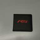 Leather Car Registration and Insurance Cards Holder Compatible with Chevy Camaro RS Cars, Vehicle Glove Box Car Organizer with Magnetic Shut, Documents License for Camaro RS Owners (Small (13cm x 14cm))