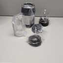 12-Piece Smoothie Blender Maker 25,000 RPM Personal Blender for Ice Crushing Smoothies & Frozen Drinks Nuts with 23oz, 32oz, 37oz Portable Cups Two 6-Leaf Stainless Steel Blades, Silver