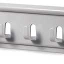 Spectrum Diversified Mop and Broom Holder and Organizer, White