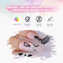 12 Colors Nail Art Pens Set, 0.5mm Fine Tip Acrylic Nail Art Markers for Kids Adults, Portable Nail Art Pens for Painting Nails, Quick Dry Waterproof Nail Polish Pens, Manicure Tools for Home Nail DIY