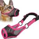 LUCKYPAW Soft Mesh Mouth Guard (Hot Pink, M)