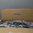 HOMLAND Foldable Rollator Walkers with Seat for Seniors, 8'' Big Wheels, 350 lb. Weight Capacity, Adjustable Handles and Seat Height, Lightweight Rolling Walker, Black