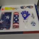 Soccer Fan Gear Set for 2026 World Tournament, Soccer Party Favors Kit with Flag,Scarf, Face Paint, Clapper, Horn&Glasses,Supporter Accessories for Game Day, Sports Event, Gift