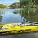 27.6" Inch RTR Large Brushless Remote Control Boat Top 50-65km/h 4CH 3CH RC Sail Ship with Sponored 20-Stickers on Big Lake Pool Sea Electric Rc Racing Watercraft (3CH 65km/h)