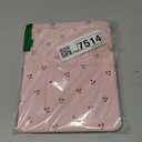 Compatible with iPad (A16) 11th Generation 11 Inch 2025/iPad 10th Generation 10.9 Inch 2022 Case,Pink Cute Cherry Design with Pencil Holder Shockproof Flexible TPU Protective Cover