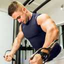 Men's Dry Fit Moisture Wicking 3 & 5 Pack Tech Quick Dry Sleeveless Shirts Mesh Crew Active Athletic Tank Tops (Black, XL)