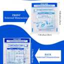 Gezan Zipper seafood boil bags Microwave Steamer Bag Food Storage Ziploc Freezer Bags Cooking Bag for Vegetables,Potatoes and Meat(20)