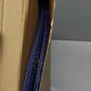 Floroom 15 Inch Round Braided Placemats Set of 4, Washable Heat Resistant Cotton Polyester Circle Place Mats for Kitchen Dining Table - Navy Blue