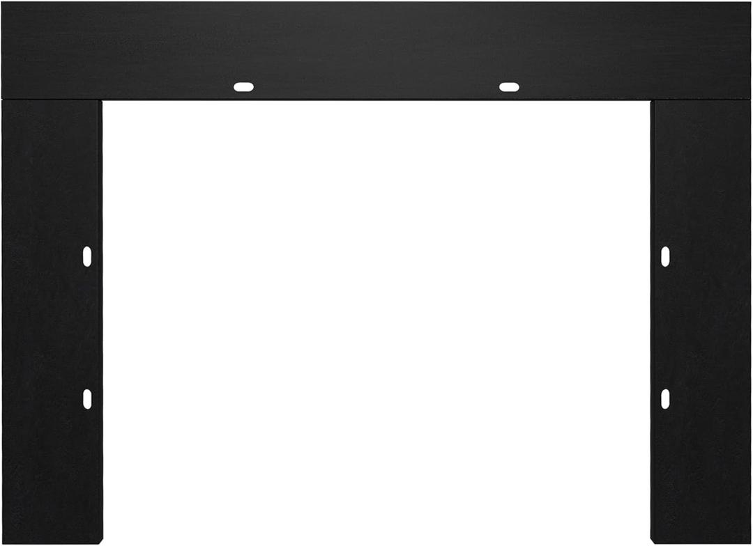 BenrocksTrim Kit for 33" W Electric Fireplace Insert, Black