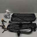 Backdrop Stand, 10x7 FT Backdrop Stand for Parties with Wheels, Moveable and Adjustable Photo Banner Stand Background Stand for Wedding, Parties, Events Decoration