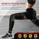SKDK Copper Full Leg Sleeves Long CompressionKnee Braces for Knee Pain Women & Men Knee Compression Sleeves, Knee Support for Meniscus Tear, ACL, Arthritis, Joint Pain Relief,Sport