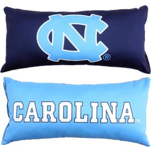 College Covers Everything Comfy North Carolina Tar Heels 2 Sided Bolster Small Travel Pillow Decorative Pillow 16 x 6