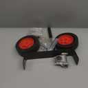 Adjustable String Trimmer Support Wheel Attachment 26mm(1 inch) and 28mm(1.1 inch) for Weed Trimmer Gas String Trimmer Petrol/Electric Brushcutter Strimmer