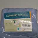 Comfort Spaces 100% Cotton Sheet Set Breathable, Lightweight, Soft with 14" Elastic Pocket Fits up to 16" Mattress, All Season Cozy Bedding, Matching Pillow Case, Full Blue 4 Piece