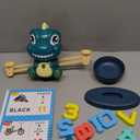 Dinosaur Math Balance Toys - Montessori Toys for 3 Years Old Kids, Learning and Educational Toys for Boys and Girls - Birthday Gifts for 4 5 6 7 Year Old Boys (Basic Green)