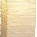 Adesso 8021-12 Dune Table Lamp, 25 in., 100 W Incandescent/ 26W CFL, Natural Rubber Wood/Steel Accents, 1 Table Lamp , White