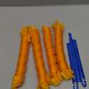 40pcs Heatless Spiral Hair Curlers for Long Hair - Heatless Curls Overnight 22inch Magic Hair Rollers No Heat Curlers for Women Kids (Pink&Orange)