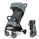 Inglesina Quid Lightweight Compact Travel Stroller for Baby & Toddler 0-55 lbs  One-Hand Fold, Reclining Seat, Airline Approved, Car Seat Compatible, UPF 50+ Canopy  Galaxy Gray