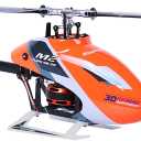 OMPHOBBY M2 EVO MK2 RC Helicopter for Adults - 6CH 3D Aerobatic RC Helicopters Outdoor with Dual Brushless Direct-Drive Motors, Outdoor Mini RC Aircraft For Advanced PilotsPNP Version, Orange)