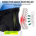 aoFIT Back Brace for Lower Back Pain Relief with 360-Degree Biochemical Hug Support, Back Support Belt for Men and Women, Soft Breathable Fabric Lumbar Support for Herniated Disc, Sciatica XL, X-Large