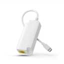 Gigabit PoE to USB C Converter for Smart Phone/Tablet, USB-C to Ethernet Adapter with 10W Charging, Power & Data 2-in-1 RJ45 Port to Type-C Adapter, 10/100/1000Mbps High Speed Plug & Play, IEEE802.3af