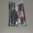 Zip Ties Assorted Sizes 4+6+8+12 inch, 200 Pack, Black Cable Ties, UV Resistant Wire Ties for Indoor and Outdoor Use, LOCKLOCK