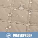 Smiry Waterproof Dog Bed Cover Pet Blanket, Soft Washable Dog Blanket for Furniture Bed Couch Sofa Reversible, Checkered (30"x70", Taupe/Beige)