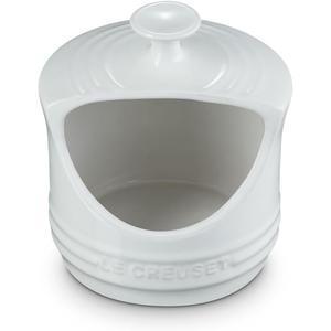 Le Creuset Stoneware Salt Crock, 10 oz., white