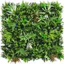 ODTORY Artificial Boxwood Topiary Hedges Panels: 20'' x 20'' 12P(33.5 sqft) | UV-Protected, Fake Grass Backdrop, Fence Privacy Screen, Patio/Balcony/Garden/Backyard, Indoor Outdoor Green Wall Decor