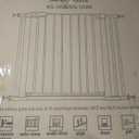 Baby Safety Gate for Doorways and Stairs, 26''-40'' Auto Close Dog/Puppy Gate, Easy Install, Pressure Mounted, No Drilling, fits for Narrow and Wide Doorways, Safety Gate w/Door for Child and Pets