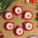 Premium Handmade Terracoaat Set of 6 Clay Diya for Diwali/Navratri Decorations Oil Lamp Diwali Clay Diya Tea Light Holder Home Decor Festival Gifts Puja Items