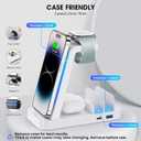 GAUOLN Wireless Charger for iPhone - 5 in 1 Charging Station for Multiple Devices Apple: Fast Wireless Charging Stand Dock for iPhone 17 16e 16 15 14 13 12 Pro Max Apple Watch Airpods(White)