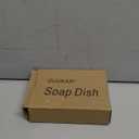 Soap Dish, Stainless Steel Bar Soap Holder for Shower, Self Draining Stand Soap Saver for Bathroom, Kicthen Sink and Countertop, Chrome 1-Pack