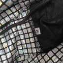 Men's Sequins Sleeveless Hooded Vest Disco Zippered Shirts 70s Disco Party Costume M