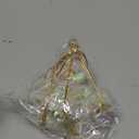 HDCRYSTALGIFTS Crystal Suncatchers for Window Hanging Wind Chime Style Garden Sun Catchers with Crystals Rainbow Maker Indoor Outdoor Decor Handmade Gold Plated