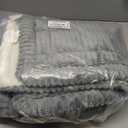 Couch Cover for Dogs Washable, Fuzzy Pet Couch Covers for 3 Cushion Sofa Pet Friendly, Non Slip Sofa Cover (Blue-Grey, 27.6" x 59"/70 x 150cm)