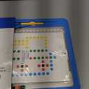 Large Magnetic Dots Board for Toddlers, Magnetic Drawing Board for Kids, Magnetic Dot Art with Magnetic Pen, Montessori Preschool Education Travel Toys for Kids Boys Girls Age 2 3 4 5 6 7 8 Years Old (Blue)