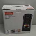 Warriors1 Single Serve Coffee Maker for Keurig K Cup, Espresso Machine for Nespresso Original, Dolce Gusto Pods, Ground Coffee, Cappuccino & Latte Coffee Machine, 20 Bar Espresso Maker, 3 Brew Sizes