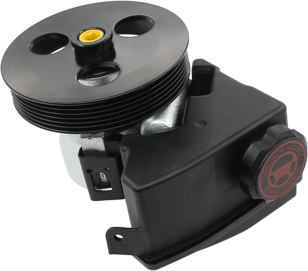 Roneeson Power Steering Pump with 6-Groove Pulley for Rendezvous 02-07, Terraza 05-07, Malibu 06-10, Uplander 05-09, Aztek 02-05, G6 06-10, Montana 06-09, Aura 07-08, Relay 05-07