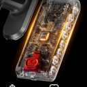 Cordless Vacuum Cleaner, 600W/50KPA, Max 70 Mins Runtime, Self-Standing Vacuum Cleaners for Home, Anti-Tangle Stick Vacuum, Smart Display Vacuum Cordless with 1.8L Cup for Pet Hair/Carpet (Gold)