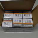 E12 Led G16.5 Bulb 4W,Dimmable E12 Candelabra Bulb 40 Watt,Soft White 3000K,Frosted Glass,Type G Bulbs for Chandelier,Vanity Light Bulbs,400lm,6 Pack