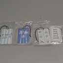Blue Summer Beach Car Air Freshener 4 Pcs Coconut Scented, Coastal Bikini Palm Tree Car Accessories Mirror Decor for Women, Girly Beachy Hanging Air Freshener for Cars Closet Drawer Books