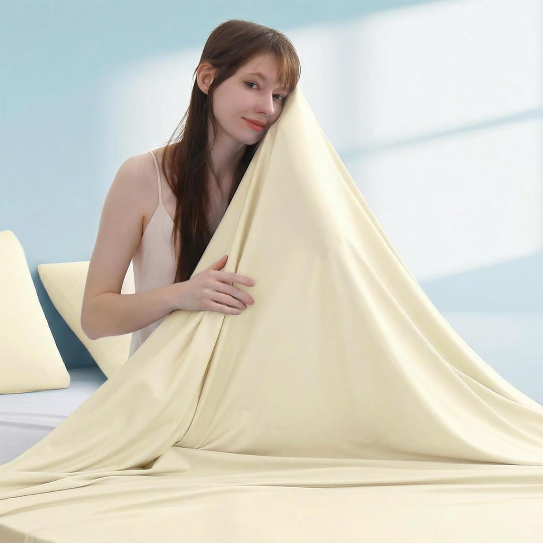 Elegear Silver Infused Cooling Blankets for Hot Sleepers, Upgraded Arc-Chill 3.0 Cool Fiber (Qmax>0.5), Odor Reduction & Hypoallergenic, Breathable Lightweight Cold Blanket for Night Sweats, Queen