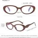 EYEURL Reading Glasses for women Oval Blue Light Blocking Glasses Computer Readers for Women Anti-Glare/UV Rays Eyeglasses with Spring Hinges 2.25