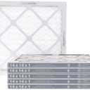 Amazon Basics 14x14x1 Air Filter, MERV 8 AC Furnace Filters, Allergy Control, Electrostatic, Removes Dust Pollen and Lint, 6-Pack (Actual Size: 13.75" x 13.75" x 0.75")