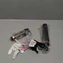 Round Hair Blow Dryer Brush  1.2 Inch Ceramic Barrel Hair Dryer Brush for Short/Middle Hair, One Step Drying, Volumizing, Straightening and Styling, Negative Ionic Dryer Brush (BlackGolden, 1.2)