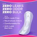 Always Discreet Incontinence Panty Liners for Bladder Leaks, Size 2, Very Light Absorbency, 120 Count