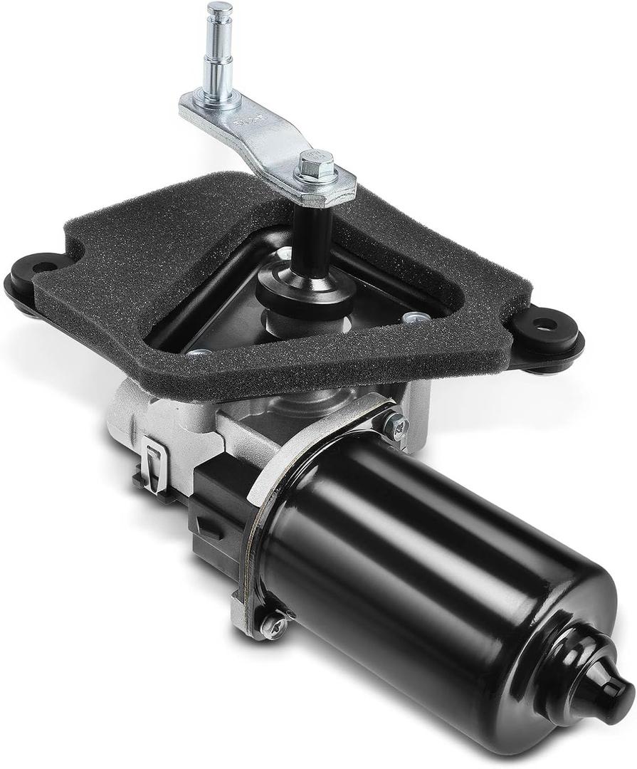 A-Premium Front Windshield Wiper Motor with Metal Mounting Plate Compatible with Ford Bronco/F-150/F-250/F-350 1987-1996, F Super Duty 1988-1994, F53/F59 1988-1996, F600/F700/F800/FT900 1990-1994