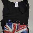 Union Jack Ink Style Art British Flag British Flag Britain Tank Top M
